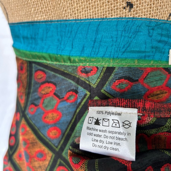 Earthbound trading company reversible  boho festival rap skirt - Picture 5 of 12